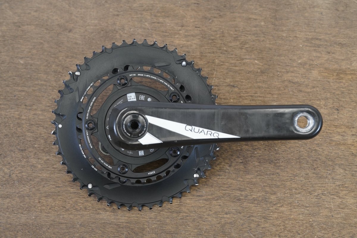 175mm 50/34T GXP Quarq DZero Power Meter Road Crankset 760g