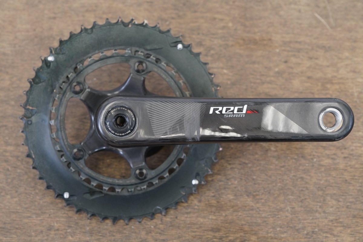175mm 50/34T GXP SRAM Red 22 Carbon Crankset 576g
