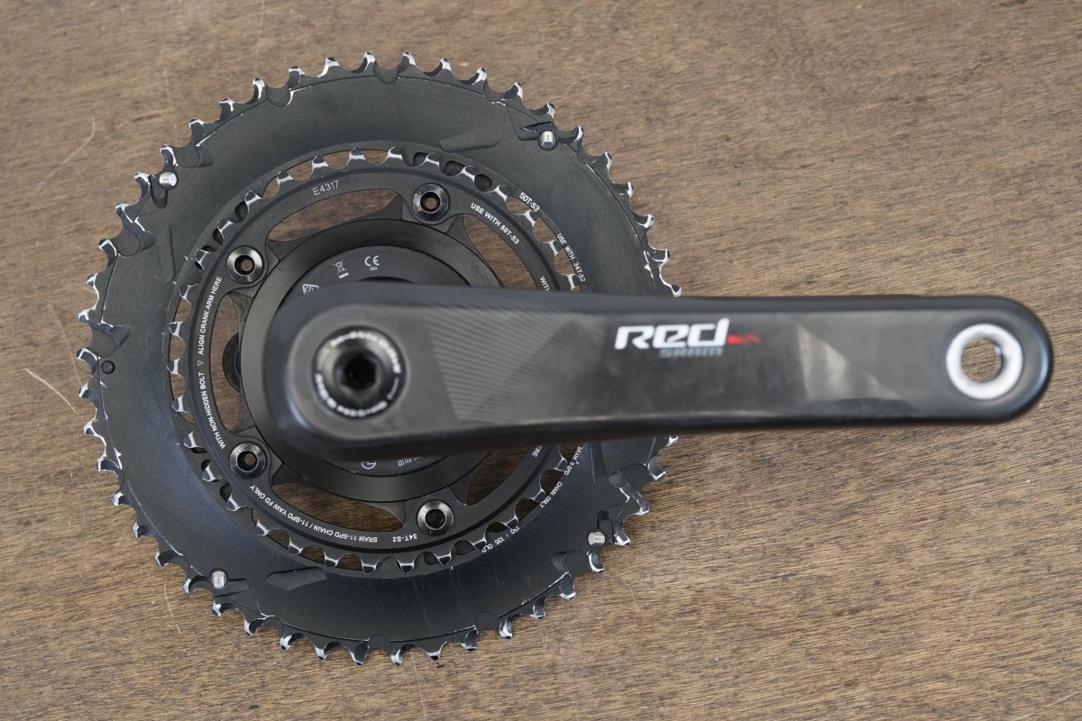 175mm 50/34T GXP SRAM Red 22 Quarq DZero Carbon Power Meter Crankset 730g