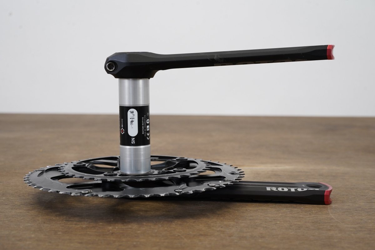 175mm 52/36T BB30 Rotor 2INpower Power Meter Crankset + Charger