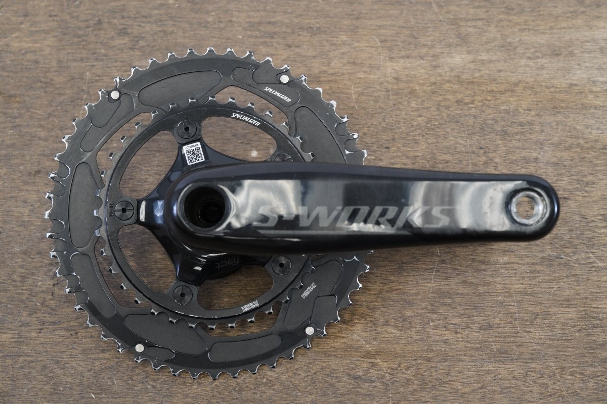 175mm 52/36T BB30 Specialized S-WORKS Dual Power Carbon Crankset *Defective*
