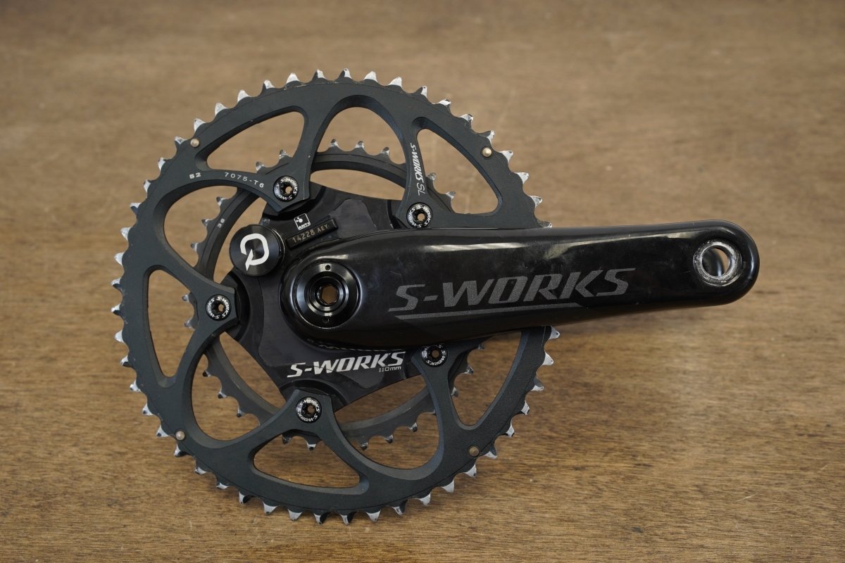 175mm 52/36T BB30 Specialized S-WORKS Quarq Power Meter Carbon Crankset