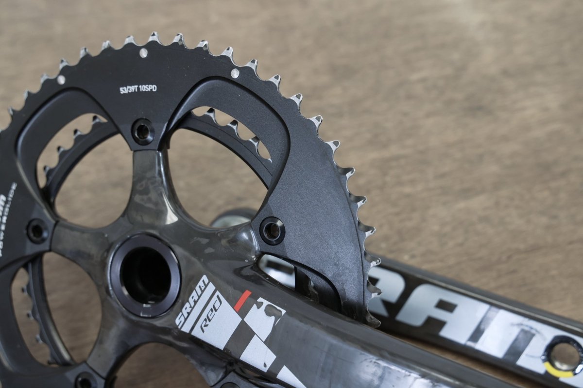175mm 53/39T BB30 SRAM Red 10 Speed Carbon Crankset – Elevate Cycling