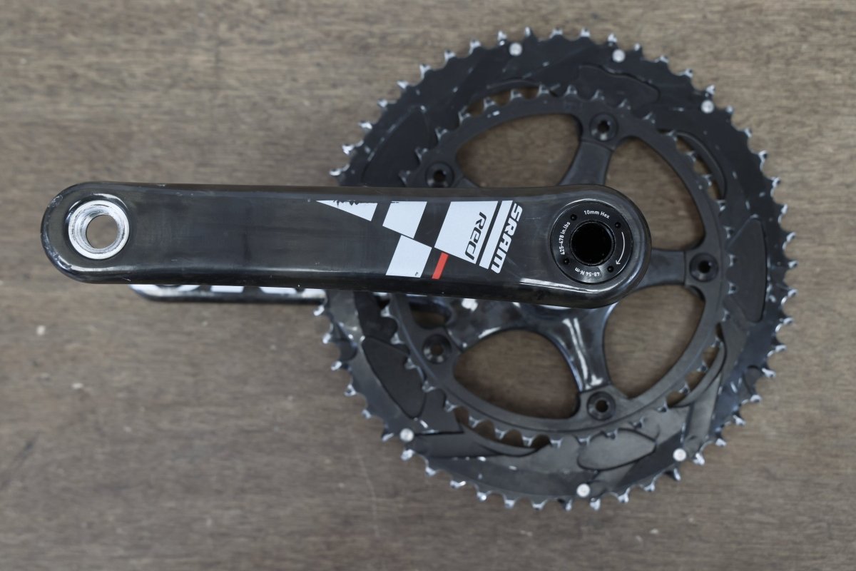 175mm 53/39T BB30 SRAM Red 10 Speed Carbon Crankset – Elevate Cycling