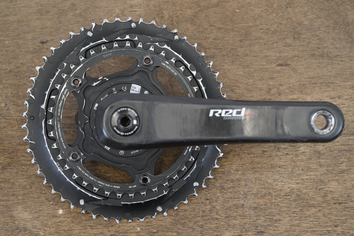 175mm 53/39T GXP SRAM Red 22 Quarq DZero Power Meter Crankset