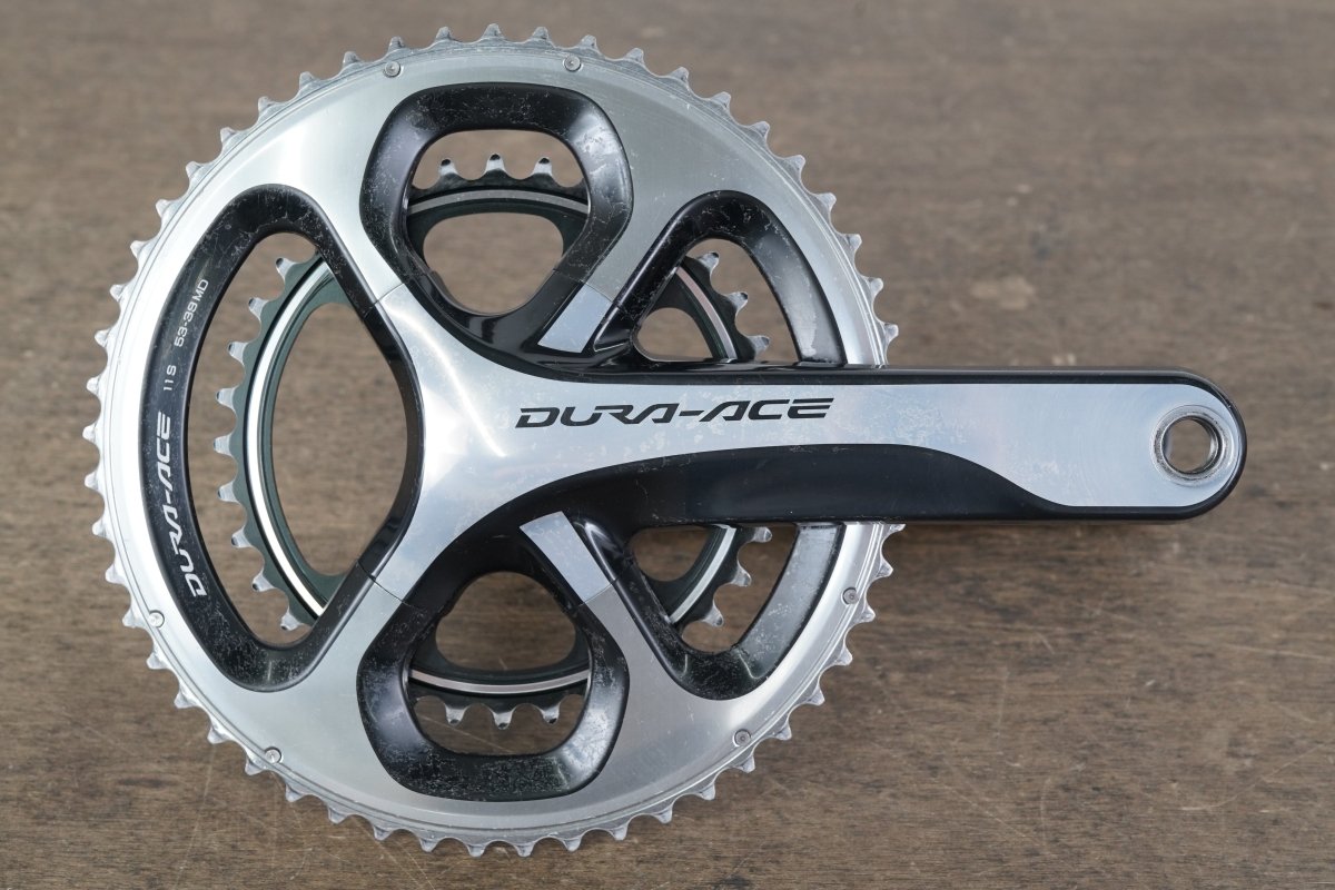 175mm 53/39T Shimano Dura-Ace FC-9000 11 Speed Stages Power Crankset 644g