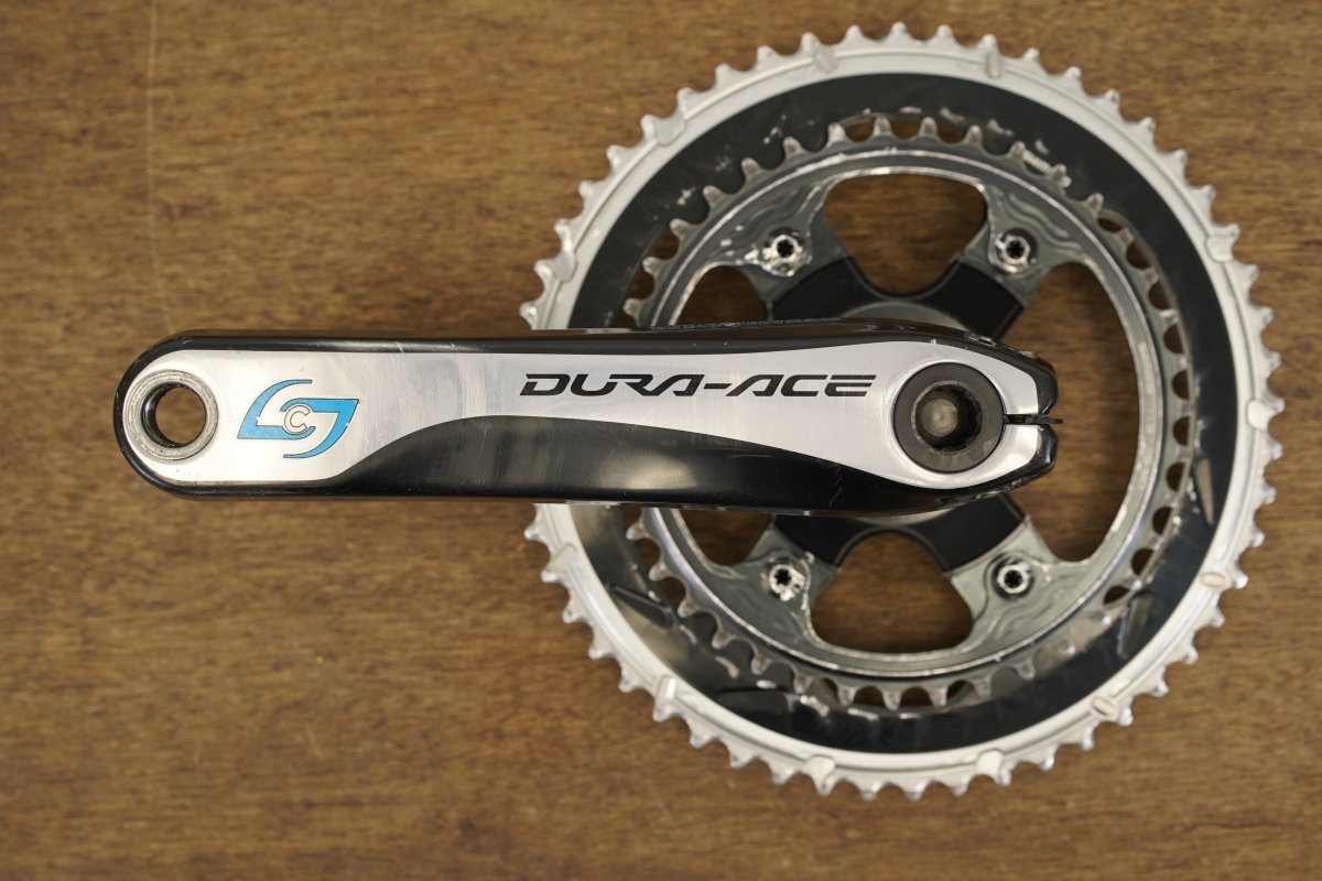 175mm 53/39T Shimano Dura-Ace FC-9000 11 Speed Stages Power Meter Crankset