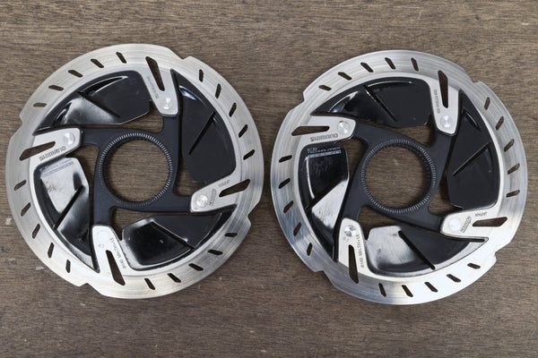 2) 140mm Shimano Dura-Ace SM-RT900-SS Center Lock Disc Brake