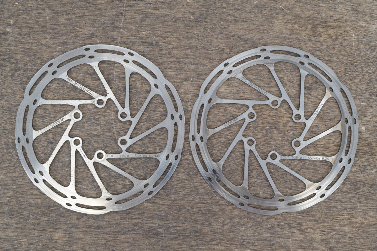 (2) 140mm SRAM CenterLine 6-Bolt Disc Brake Rotors Road Gravel CX