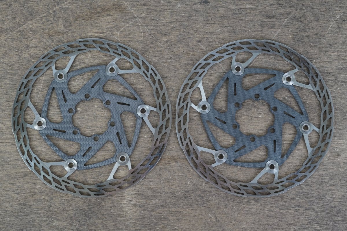 (2) 160mm Carbon-Ti X-Rotor 6 Bolt Disc Brake Road Gravel Rotors