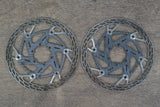 (2) 160mm Carbon-Ti X-Rotor 6 Bolt Disc Brake Road Gravel Rotors