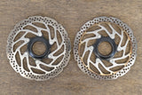 (2) 160mm Shimano Deore SM-RT30-S Center Lock Disc Brake CX Gravel MTB Rotor