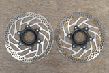 (2) 160mm Shimano Deore SM-RT30-S Center Lock Disc Brake CX Gravel MTB Rotor
