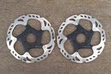 (2) 160mm Shimano Deore XT SM-RT86-S 6-Bolt Disc Brake Road CX MTB Rotors