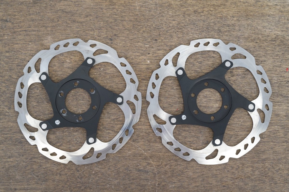 (2) 160mm Shimano Deore XT SM-RT86-S 6-Bolt Disc Brake Road CX MTB Rotors