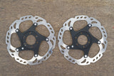 (2) 160mm Shimano Deore XT SM-RT86-S 6-Bolt Disc Brake Road CX MTB Rotors