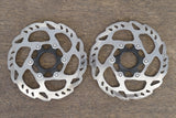 (2) 160mm Shimano SLX SM-RT70 Center Lock Disc Brake Rotors