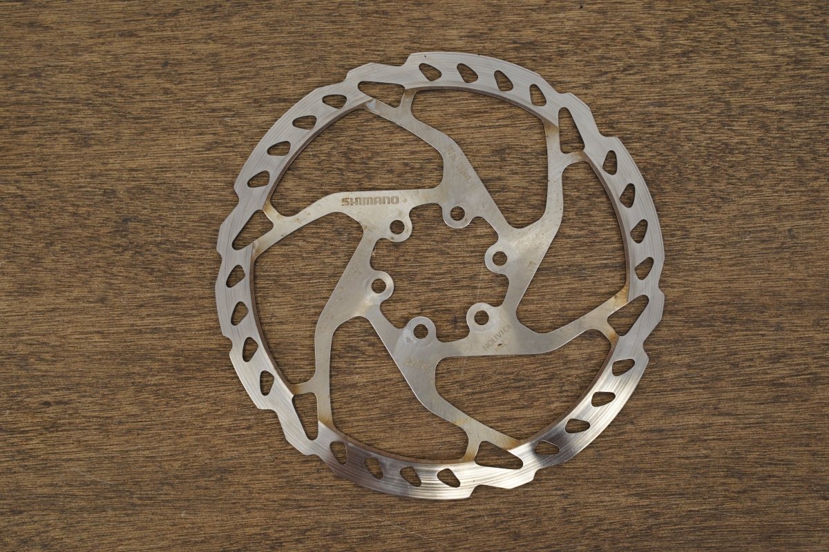 (2) 160mm Shimano SM-RT66-S 6 Bolt Disc Brake Road CX MTB Rotors