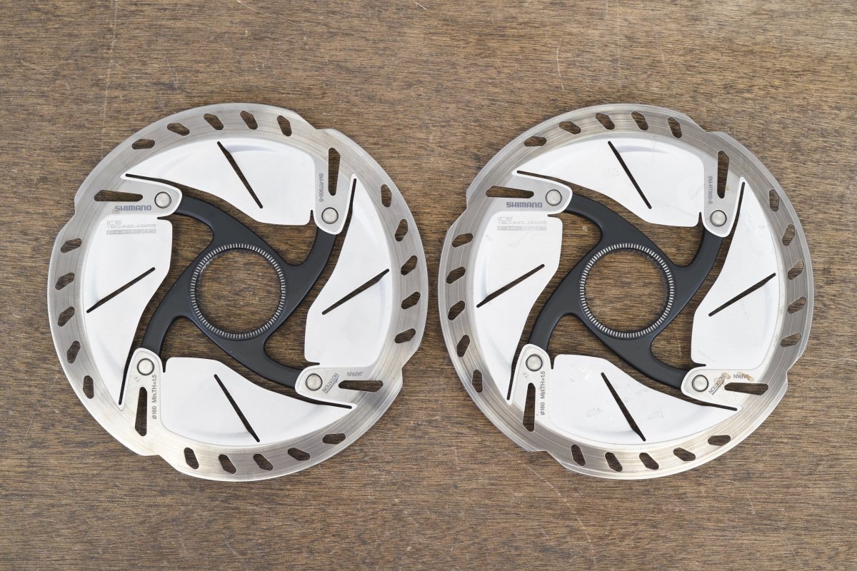 (2) 160mm Shimano Ultegra SM-RT800-S Center Lock Disc Brake Rotors RT 800