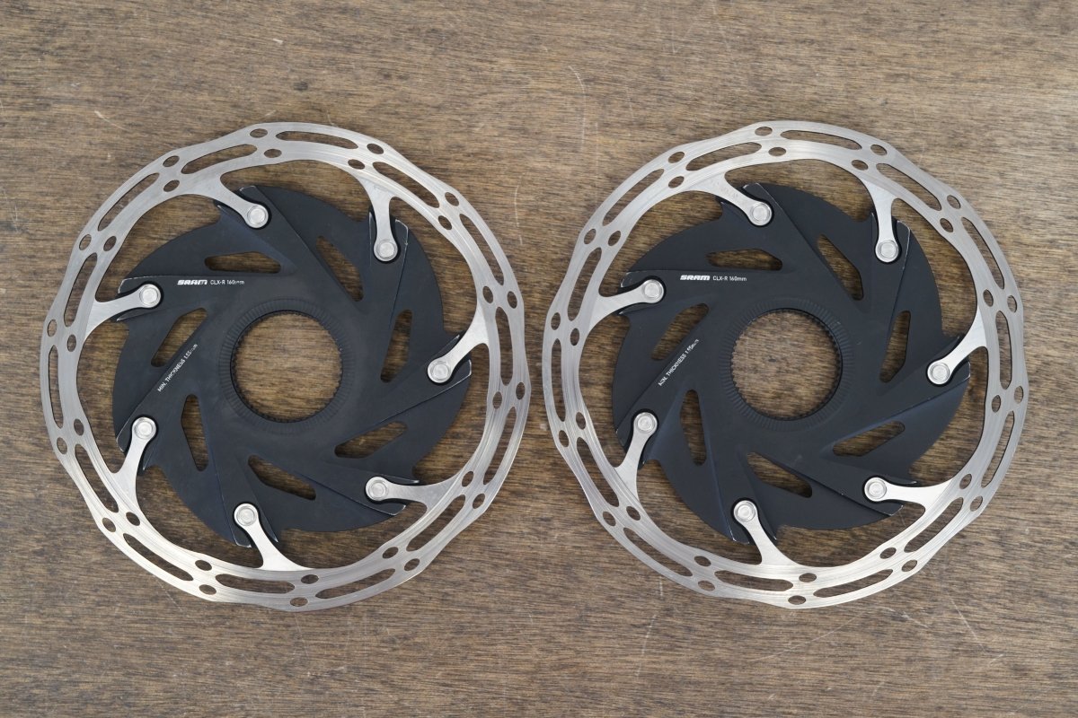 (2) 160mm SRAM CenterLine CLX-R Center Lock Disc Brake Rotor