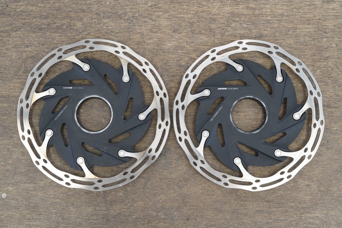 (2) 160mm SRAM Centerline CLX-R Center Lock Disc Brake Rotors