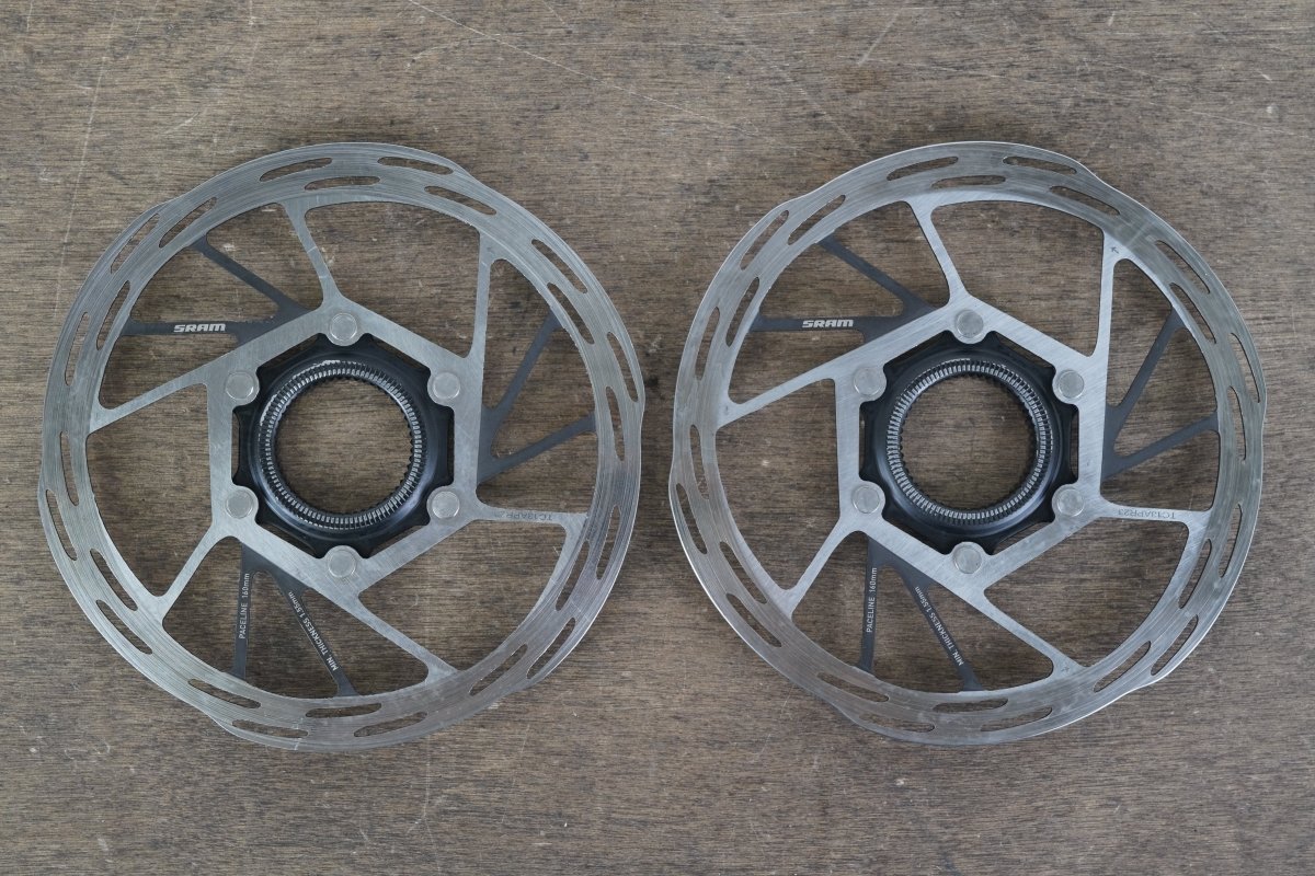 (2) 160mm SRAM PaceLine Center Lock Disc Brake Rotors