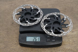 (2) 160mm SRAM PaceLine X RT-PLN-X-A1 Center Lock Disc Brake Rotors