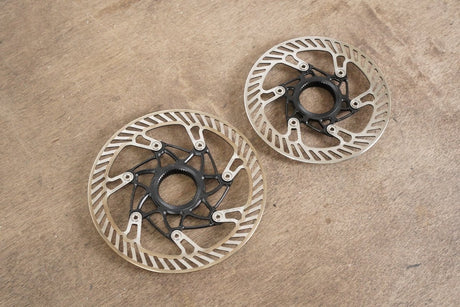 (2) 160mm/140mm Campagnolo 03 AFS Center Lock Disc Brake Rotors
