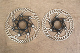 (2) 160mm/140mm Campagnolo 03 AFS Center Lock Disc Brake Rotors