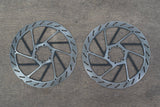 (2) 180mm SRAM HS2 6 Bolt Disc Brake Road MTB Gravel Rotors