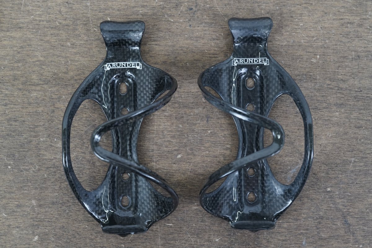 (2) Arundel DTR/STR SideLoader Carbon Cage Water Bottle Cages 49g