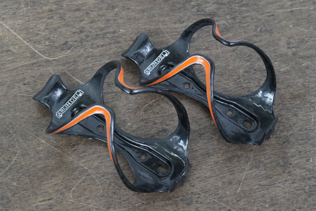 (2) Arundel Mandible Carbon Water Bottle Cages 51g