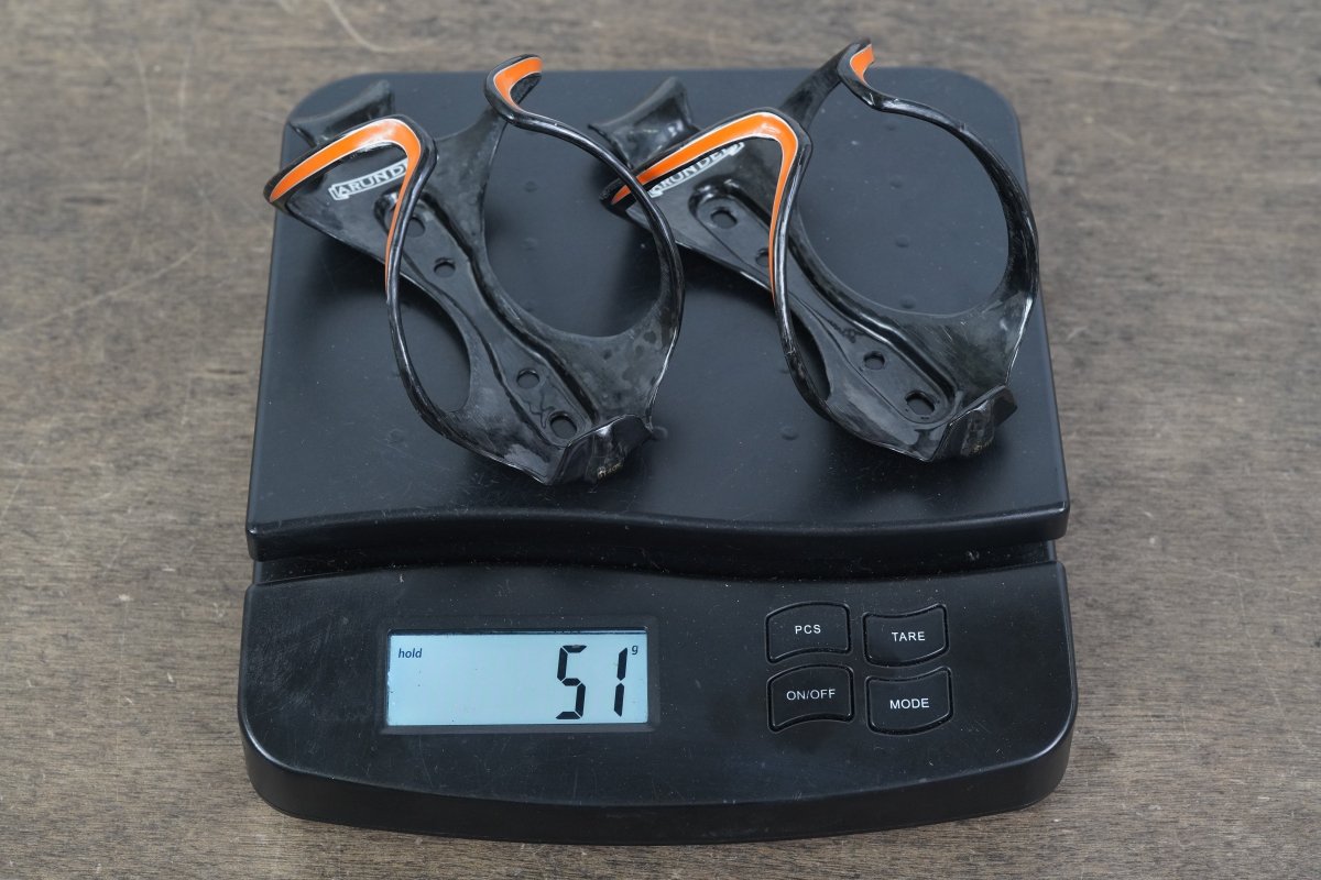 (2) Arundel Mandible Carbon Water Bottle Cages 51g