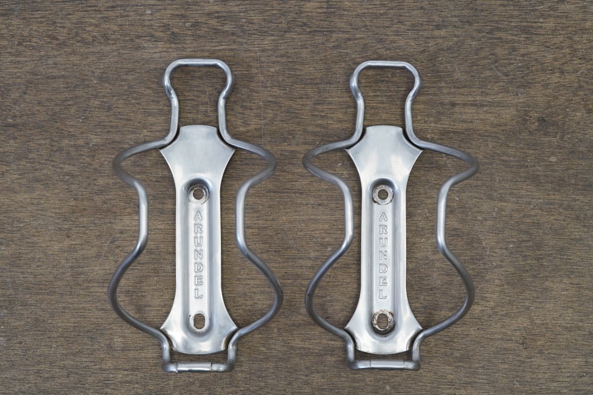 (2) Arundel Stainless Steel Water Bottle Cages 105g