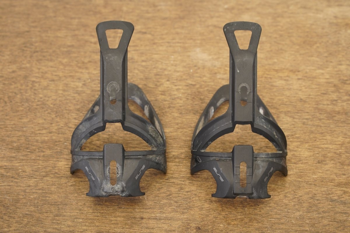 (2) Elite Rocko Carbon Water Bottle Cages 52g