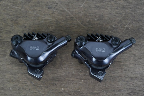 (2) Shimano Ultegra BR-R8170 Flat Mount Hydraulic Disc Brake Road Calipers 8170