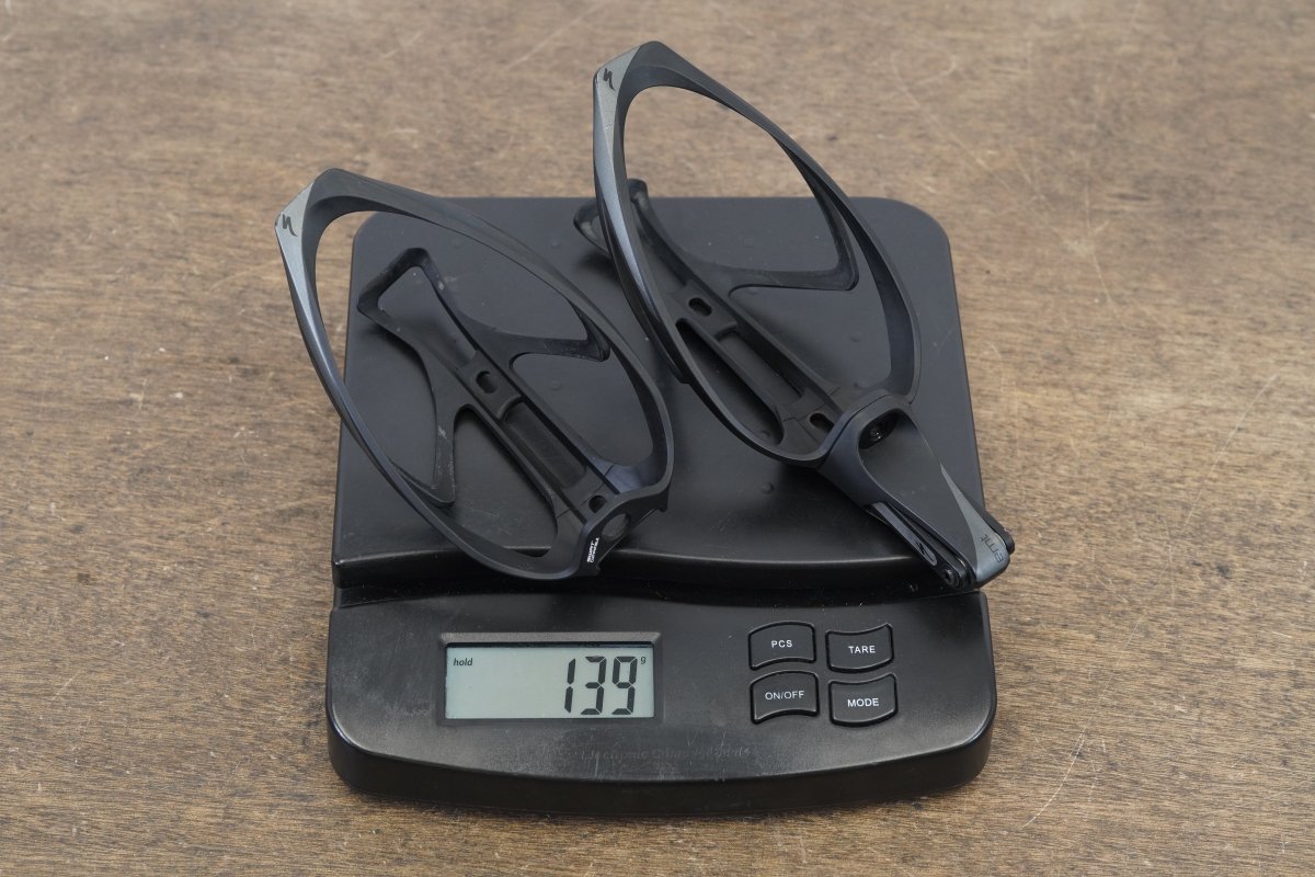 (2) Specialized Rib Cage II Water Bottle Cages + EMT Tool 139g