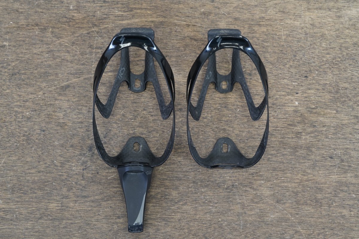 (2) Specialized S-WORKS Rib Cage II Carbon Water Bottle Cages 52g