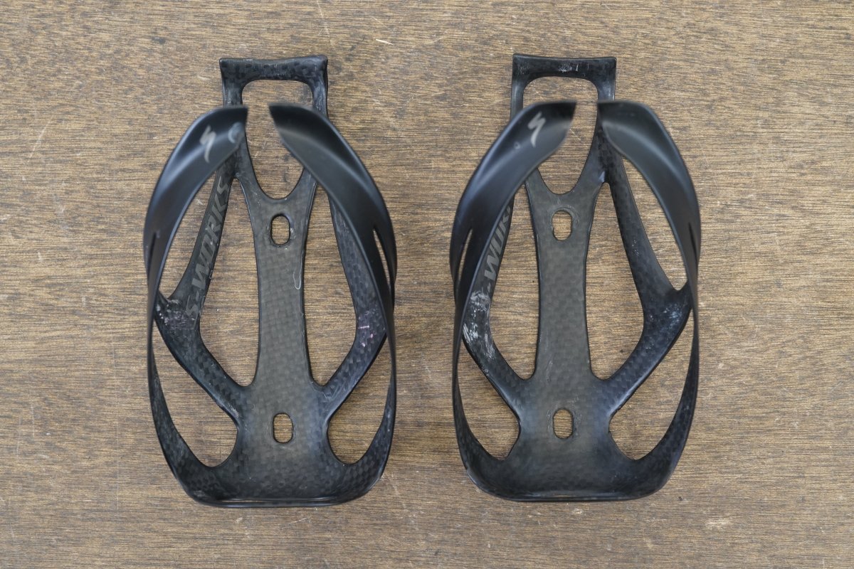 (2) Specialized S-WORKS Rib Cage III Carbon Water Bottle Cages 46g