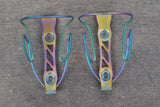 (2) Supacaz TiFly Titanium Water Bottle Cages 58g