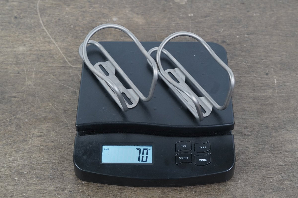 (2) Titanium Water Bottle Cages 70g