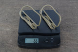 (2) Wolf Tooth Morse Cage Titanium Water Bottle Cages 66g