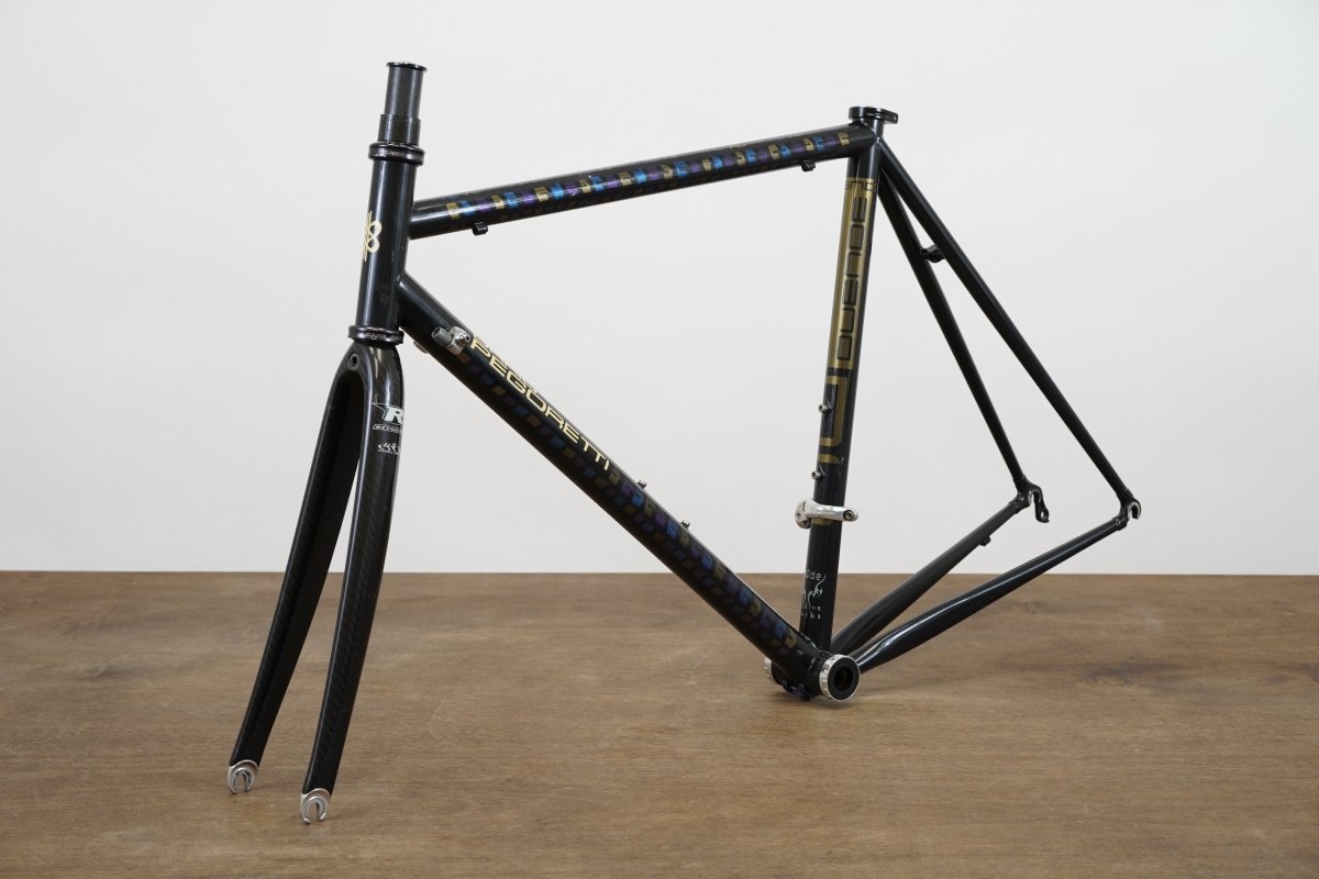2008 52cm Dario Pegoretti Duende Columbus Steel Rim Brake Road Frameset