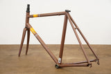 2013 56cm Pegoretti Marcelo MXXXXXO Rust Steel Rim Brake Road Frameset