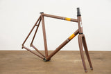 2013 56cm Pegoretti Marcelo MXXXXXO Rust Steel Rim Brake Road Frameset