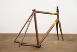 2013 56cm Pegoretti Marcelo MXXXXXO Rust Steel Rim Brake Road Frameset