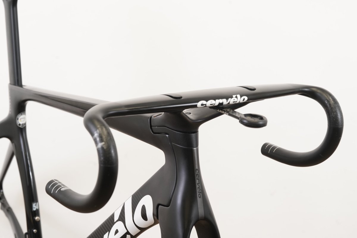 2019 54cm Cervelo S5 Carbon Aero Disc Brake Road Frameset + Cockpit