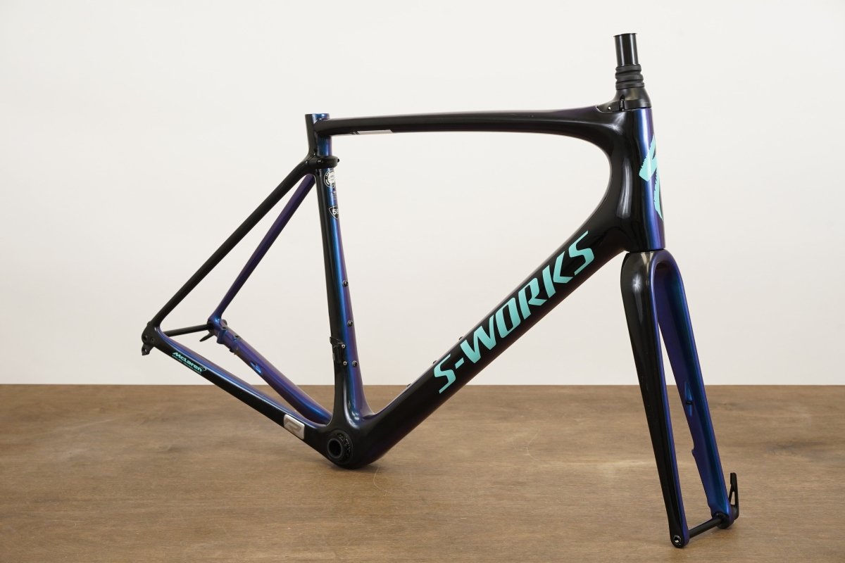 2019 58cm Specialized S-WORKS Roubaix McLaren Future Shock Carbon Disc Frameset