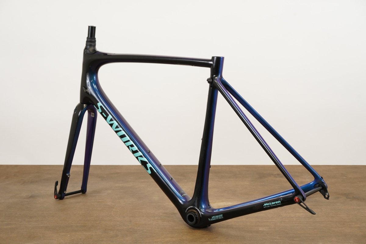 2019 58cm Specialized S-WORKS Roubaix McLaren Future Shock Carbon Disc Frameset