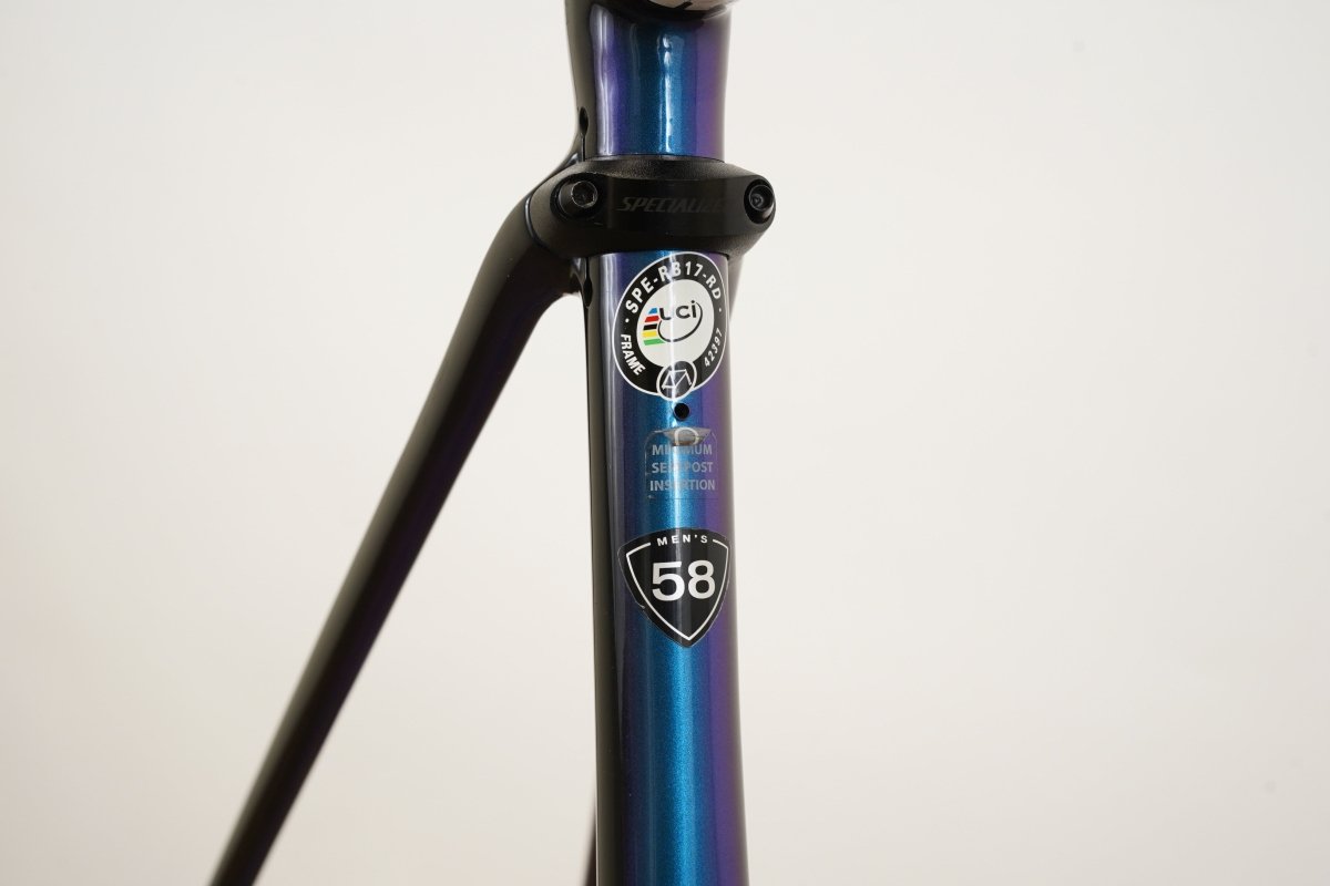 2019 58cm Specialized S-WORKS Roubaix McLaren Future Shock Carbon Disc Frameset